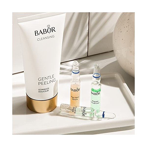 BABOR CLEANSING Gentle Peeling, gommage doux pour chaque peau, idéal avant lapplication dun autobronzant, 50 ml Gommage / Exf...