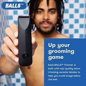 Tondeuse BALLS™ | La Meilleure Tondeuse Électrique Pour Boules | Technologie SackSafe | Waterproof, Rasage sur Peau Humide/Sè