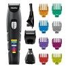 Wahl Colour Trim 8 en 1 Multigroomer, Multi Groomer, Tondeuse de corps pour homme, Toilettage du visage et du corps pour homm