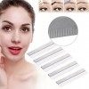 100pcs / set femmes maquillage sourcil tondeuse à lame faciale, cuchillas de afeitar,sourcils lame interchangeable, rasoir ch