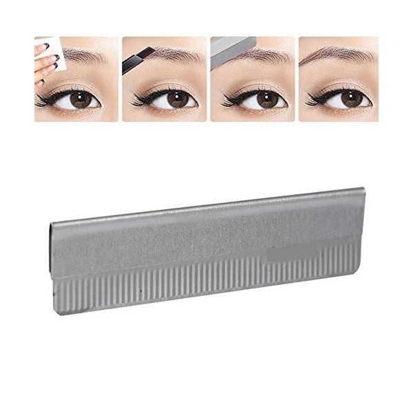 100pcs / set femmes maquillage sourcil tondeuse à lame faciale, cuchillas de afeitar,sourcils lame interchangeable, rasoir ch