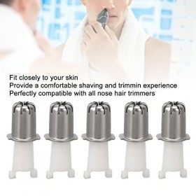 Tête de Tondeuse à Cheveux pour Oreilles et Nez, 10 Pièces Têtes de Rechange pour Tondeuse à Cheveux pour Nez Tête de Tondeus