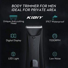 Tondeuse pour homme, tondeuse à balle pour homme, lumière LED et affichage de lalimentation, station de recharge debout pour