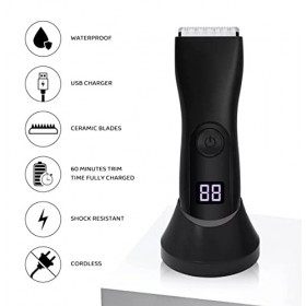 Diamond Empire Tondeuse à balles,Tondeuse de toilettage pour homme,Tondeuse à cheveux légère pour homme,Rasoir à balles pour 