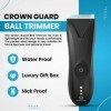 Crown Guard Outil de luxe pour homme – The Crown Jewel Protector 4.0 : Tondeuse à balles de qualité supérieure pour homme, to