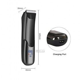 XinBarber Rasoir électrique pour homme, tondeuse pour le corps pour laine et la boule avec lumière LED, tondeuse à cheveux p