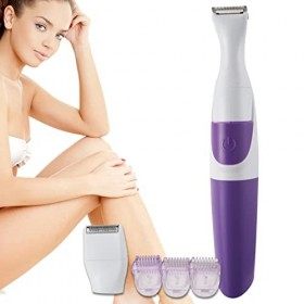 Tondeuse Bikini Rechargeable,rasoir electrique femme,Ensemble Dépilation du Corps Tondeuse à Cheveux pour le Visage, les Sou
