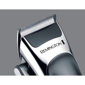 Remington Tondeuse Cheveux [Kit Coiffeur Professionnel] Stylist Noir & Argent Lames Céramique Auto-Affûtées, Secteur/Sans fi