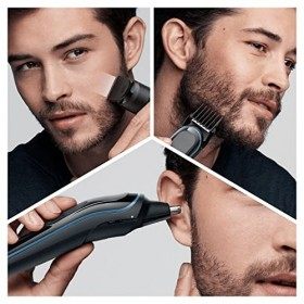 Braun 5 Tout-En-Un, Tondeuse Électrique À Barbe 9-en-1 Pour Homme, Tondeuse Pour Visage, Cheveux, Corps, Oreilles, Nez, 7 Acc