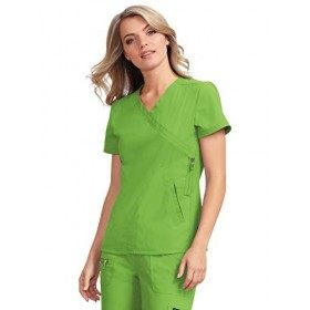 KOI Lite 316 Philosophy Blouse exfoliante pour femme, Sage, 5X-Large plus Gommage / Exfoliants