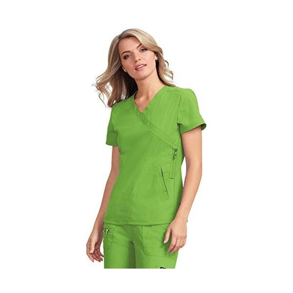 KOI Lite 316 Philosophy Blouse exfoliante pour femme, Sage, 5X-Large plus Gommage / Exfoliants