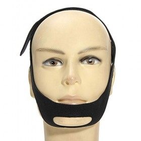 Bluelover Élastique Stop Ronflement Menton Mâchoire Sangle Ronfler Ceinture Anti Apnée Solution Sommeil ATM Soutien