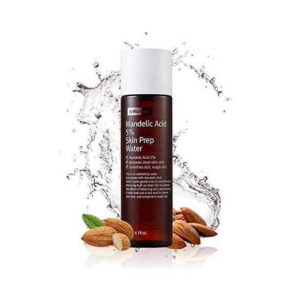 Mandelic acid 5% Skin prep water Exfoliation du visage Acide alpha-hydroxylé 120 ml Gommage / Exfoliants