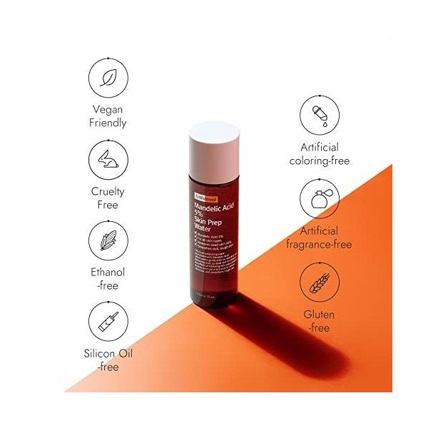 Mandelic acid 5% Skin prep water Exfoliation du visage Acide alpha-hydroxylé 120 ml Gommage / Exfoliants