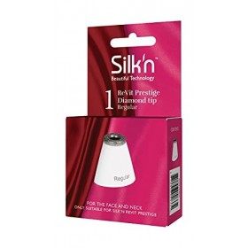 Silkn ReVit Prestige Refill - Pointe de traitement Classique - Exfoliation normale du visage et du cou - Blanc Gommage / Exfo...