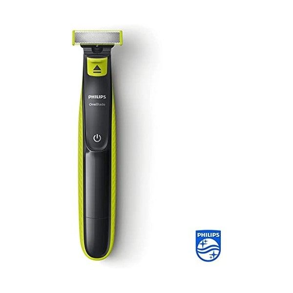 Philips OneBlade pour le Visage, Taillez, Stylisez et Rasez, 2 Lames Originales, 3 Peignes Modèle QP2520/30 