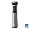 Philips MG7720/15 - Tondeuse Barbe et Précision 14 en 1 Technologie DualCut, Autonomie 120 minutes, Noir/Argent