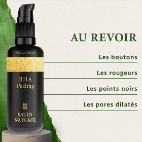 Acide Salicylique Exfoliant Visage 100ml, Peeling Visage Bio BHA à Base d Aloe Vera - Gommage Visage Anti Point Noir et Impe