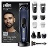 Braun Tondeuse Tout-En-Un Series 7 MGK7450, 11-en-1 Kit Pour Barbe, Cheveux, Corps & Bien Plus