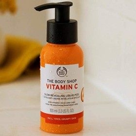 The Body Shop Peeling Liquide Révélateur À La Vitamine C Peeling Liquide Nettoyant Éclaircissant À La Vitamine C Exfolie En D