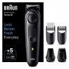 Braun Series 5 Tondeuse Électrique À Barbe Pour Hommes, Avec 5 Outils De Coiffage, Pour Hommes Avec Outils De Coiffage Et Aut
