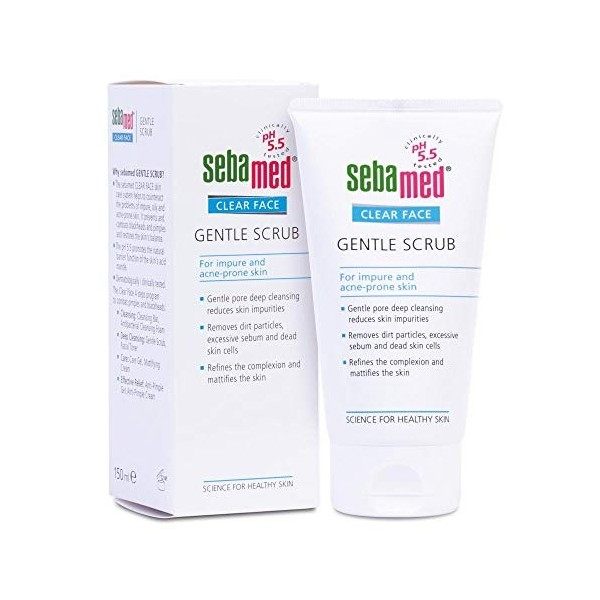 Sebamed Clear Face Scrub Gommage doux visage pH 5,5 100ml