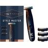 King C. Gillette Style Master Tondeuse Barbe Homme, Tondeuse Sans Fil Pour Barbe Courte, Lames En Metal 4D, 3 Sabots, 6 Mois 