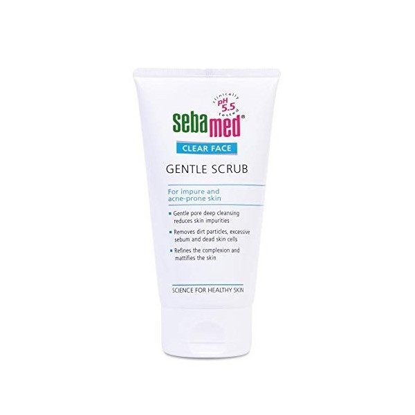 Sebamed Clear Face Scrub Gommage doux visage pH 5,5 100ml