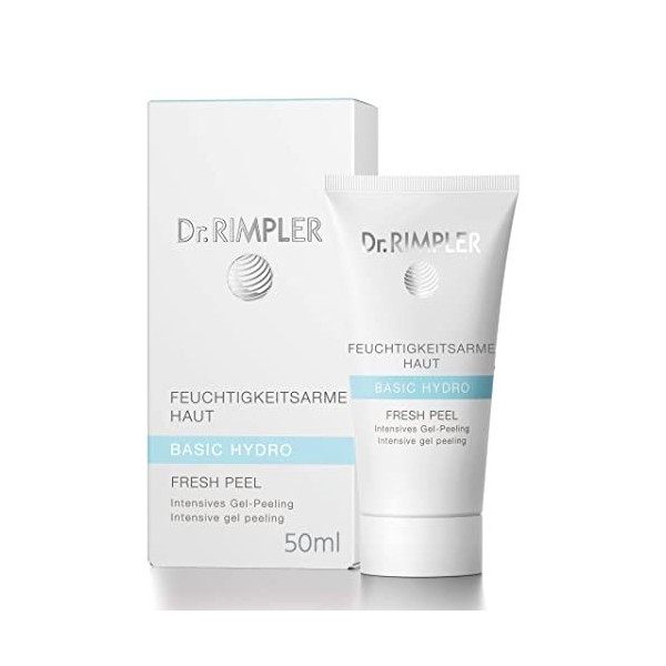 Dr. Rimpler gommage du visage « Hydro frais Peel » Je Gel Nettoyant pour une sensation de peau absolument pur gommage gel I j