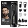 Braun 12-En-1 Tondeuse Électrique Pour Hommes, Series 7, Kit Styling Quotidien Pour Hommes, Pour La Barbe, Le Corps, Les Chev