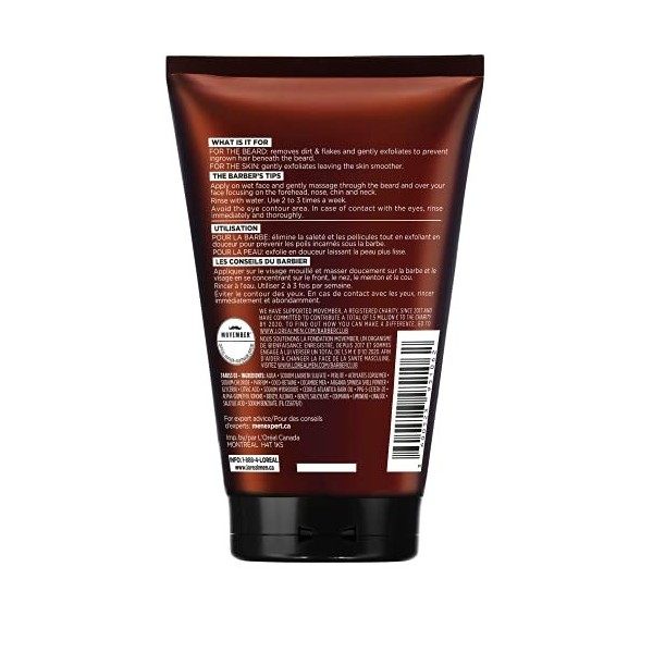LOréal Men Expert Barber Club Exfoliant Barbe & Visage Homme Gommage / Exfoliants