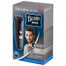 Remington Tondeuse Multifonction Homme Cheveux et Barbe, Fonctionne à Piles, 11 Hauteurs Coupe, Lames Précises - Noir MB4120 