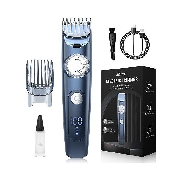 Tondeuse Barbe Electriques Professionnelle, Tondeuse Cheveux Hommes Rechargeable Tondeuse Électrique Cheveux Tondeuse Pour Vi