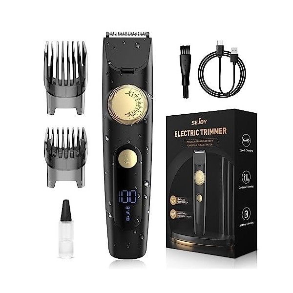 Tondeuse Barbe Electriques Professionnelle, Tondeuse Cheveux Hommes Rechargeable Tondeuse Électrique Cheveux Tondeuse Pour Vi