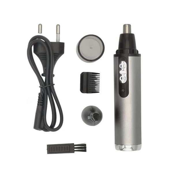 Tondeuse à cheveux Nez, Sourcils et Oreilles sans fil, Électrique et Rechargeable par USB, Léger et Professionnel Tondeuse Mo