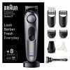 Braun Tondeuse À Barbe Professionnelle Series 7 BT7420, Tondeuse À Barbe Électrique, Avec ProBlade, La Lame La Plus Affûtée D