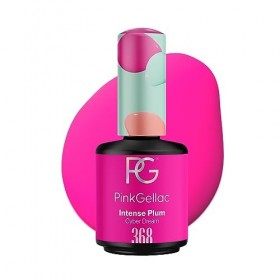 Pink Gellac Vernis Semi-Permanent - Intense Plum 15 ml – Vernis Semi-Permanent Violet - Vernis Semi-Permanent pour 14+ Jours 