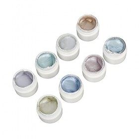 Gel à Ongles Métallique Gel de Vernis à Ongles Métallique Portable 8 Couleurs Gel à Ongles Peint Métallique Haute densité pou