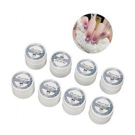 Gel à Ongles Métallique Gel de Vernis à Ongles Métallique Portable 8 Couleurs Gel à Ongles Peint Métallique Haute densité pou