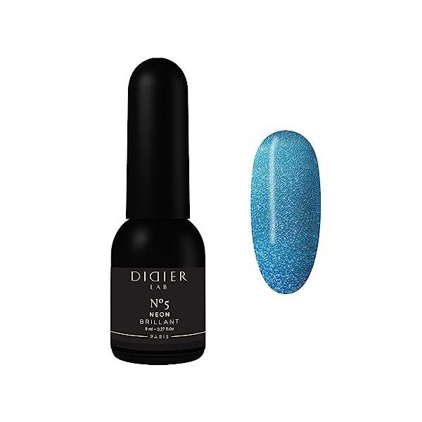 Didier Lab - Gel Polish Brillant Neon No.1 - Produit Professionnel Manucure Pédicure - Pigmentation Riche pour Couverture Com