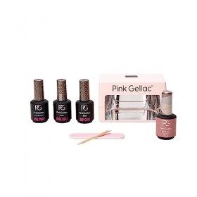 Pink Gellac Kit Semi Permanent - Neutral Sense Kit Manucure Semi Permanent avec Lampe LED – Kit de Semi Permanent Longue Tenu
