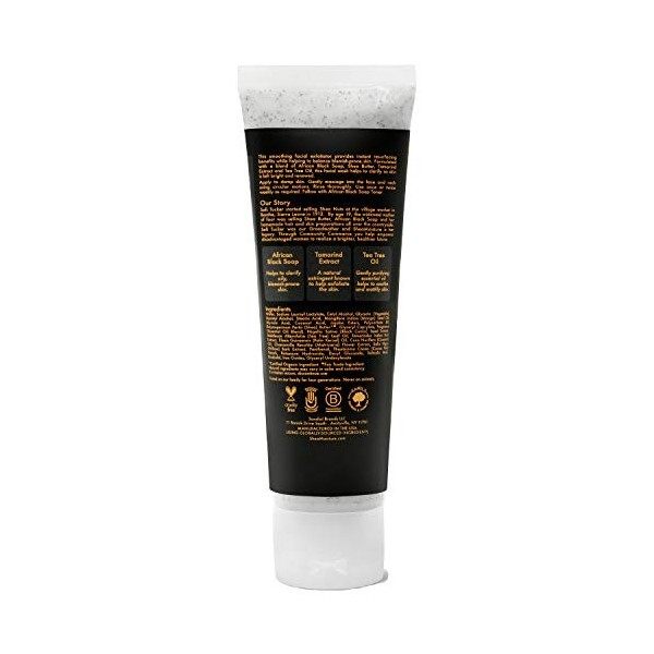SHEA MOISTURE African Black Soap Problem Skin Facial Wash & Scrub Gommage / Exfoliants