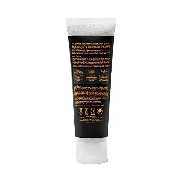 SHEA MOISTURE African Black Soap Problem Skin Facial Wash & Scrub