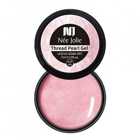 Vernis à ongles gel scintillant perlé,Glitter Shell Thread Texture Gel Vernis à Ongles UV LED Soak Off - Girly Colours Collec