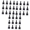 minkissy 12Pcs Vide De Vernis À Ongles Gel Noir Repose-Ongles Support Ongles Gel Voyage Pot De Vernis À Ongles Contenant De V