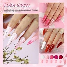 COSCELIA 1 couleurs UV vernis à ongles Set 8ml vernis à ongles Set bouteille unique de vernis à ongles gel durable Gel Polish