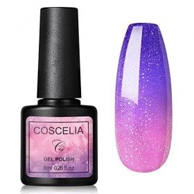 COSCELIA 1 couleurs UV vernis à ongles Set 8ml vernis à ongles Set bouteille unique de vernis à ongles gel durable Gel Polish