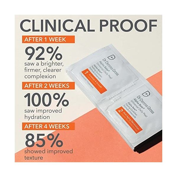 Dr Dennis Gross Alpha Beta® Masque peeling universel quotidien, Lot de 5