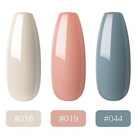 COSCELIA Vernis à ongles UV Set 3 couleurs*7ML Soak Off Gel Polish Gel Set Vernis à ongles Gel pour Nail Design Nail Art Gel 