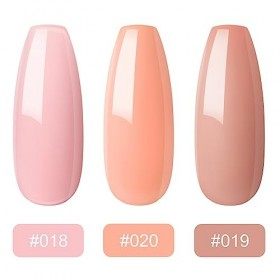 COSCELIA UV vernis à ongles Set 3 couleurs*7ML UV Gel Nail Polish Set de vernis à ongles en gel pour la conception des ongles